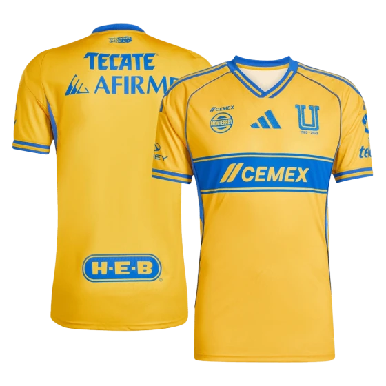 Tigres UANL Soccer Jersey Home Shirt 2025-26